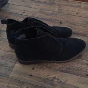 Black ankle boots